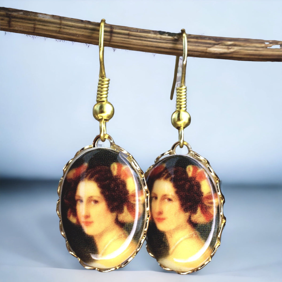Baroque Lady Earrings in Vintage Style - VINOHR-101