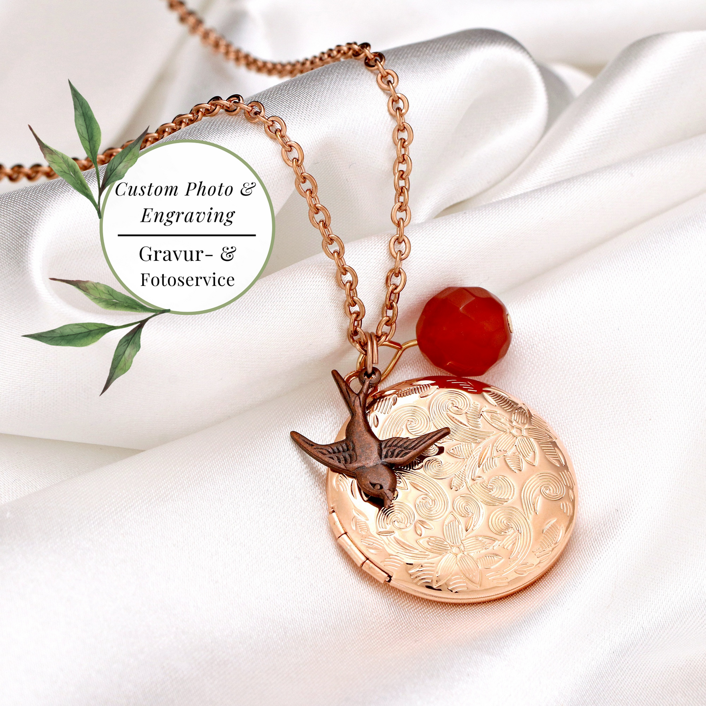 Customizable Photo Dainron Chain incl. Photoservice - Flight in LUCK…