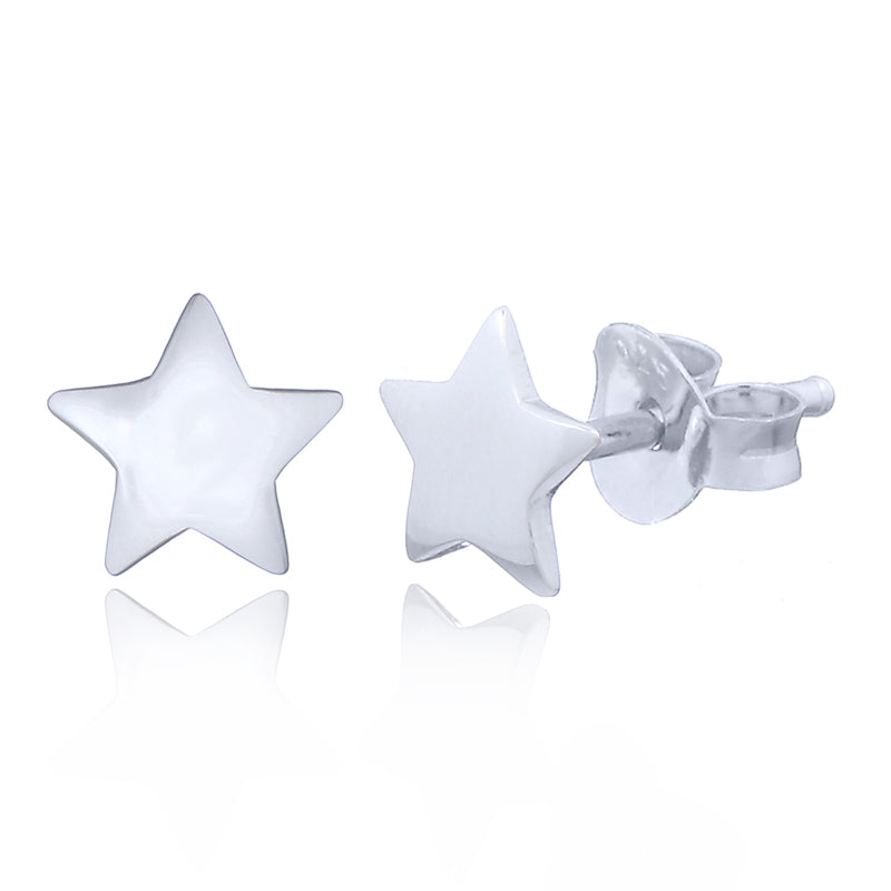 stars — Mini 925 sterling silver stud earrings