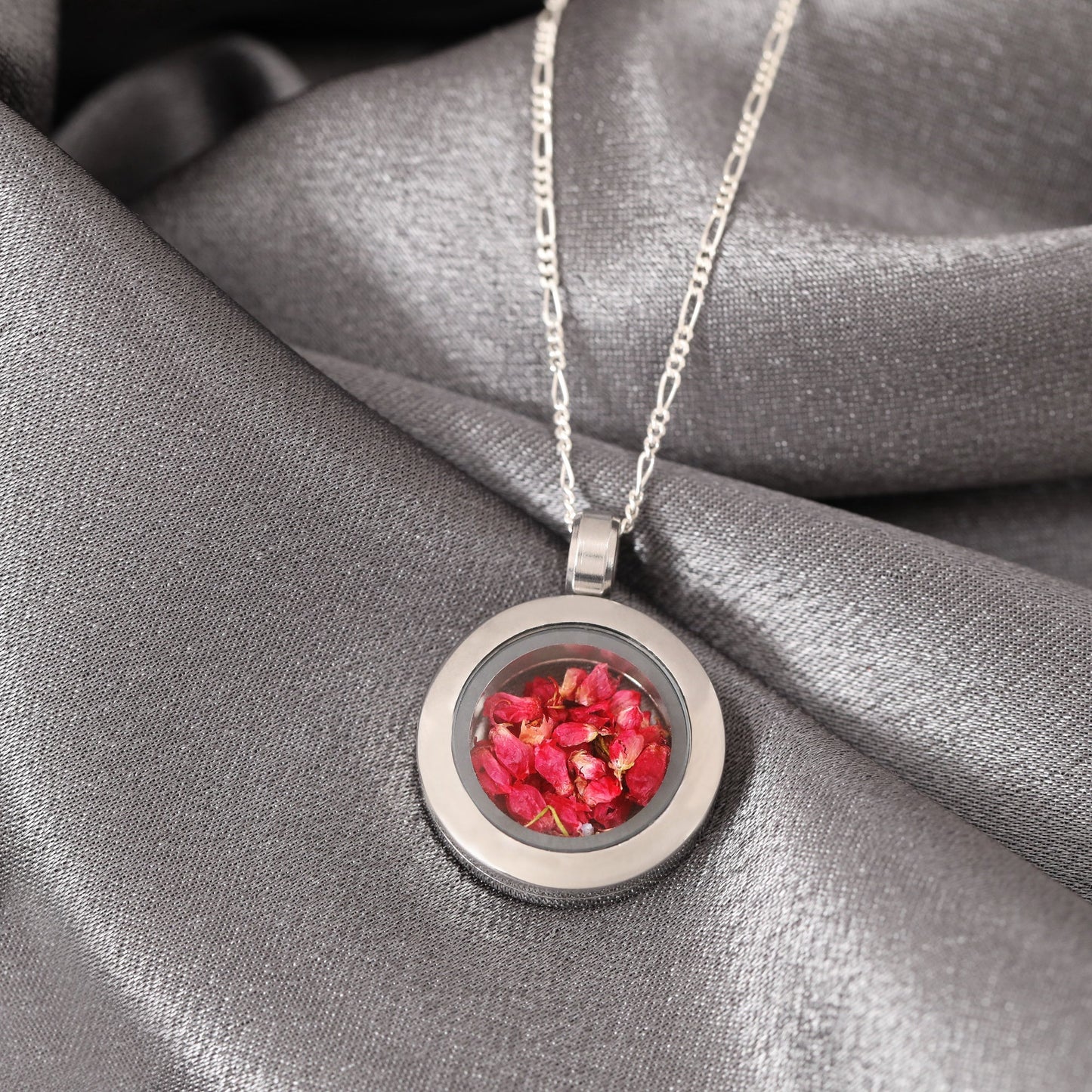 925 Heather Mini Locket Chain