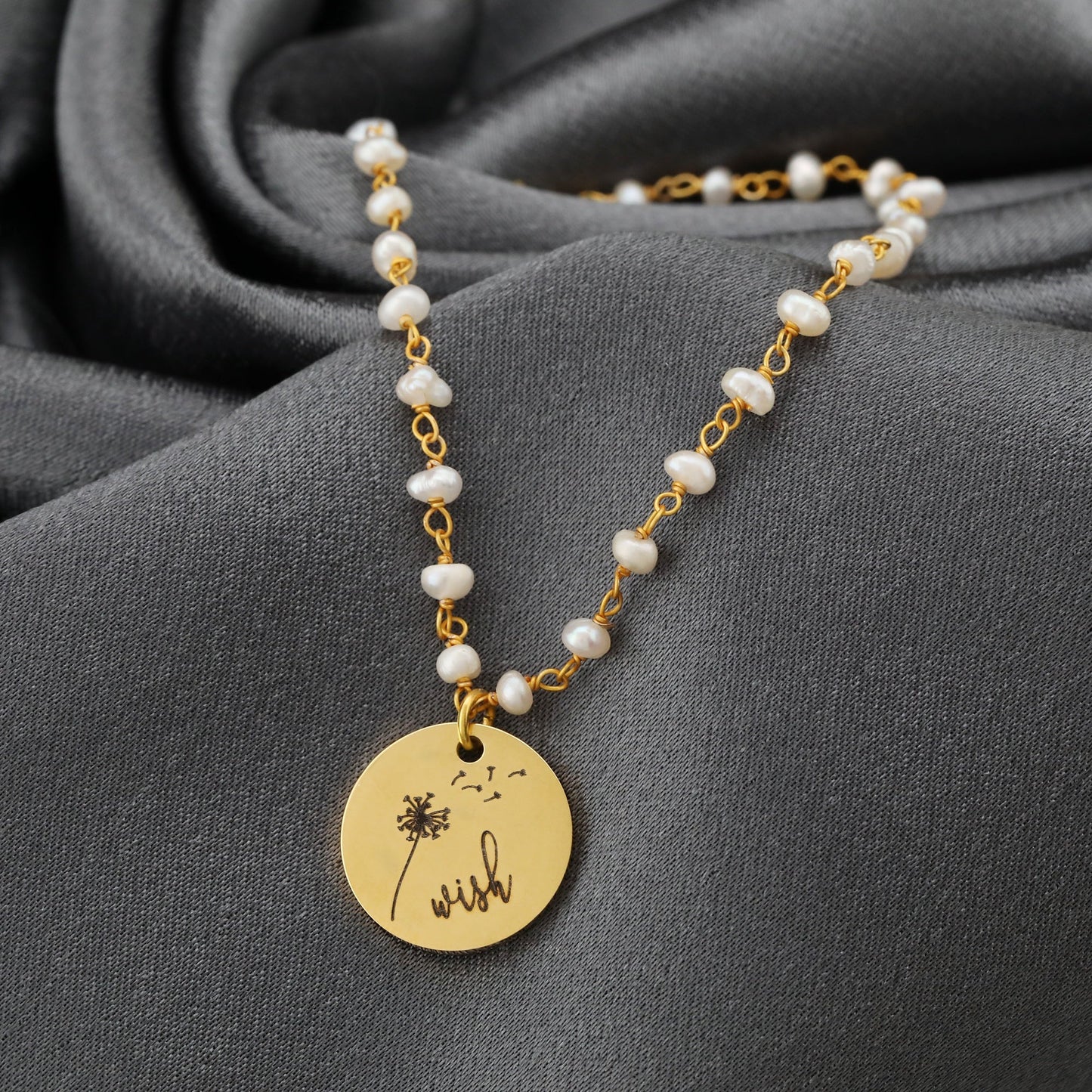 Freshwater Pearl Bracelet Personalized with Engraving RETARM-42
