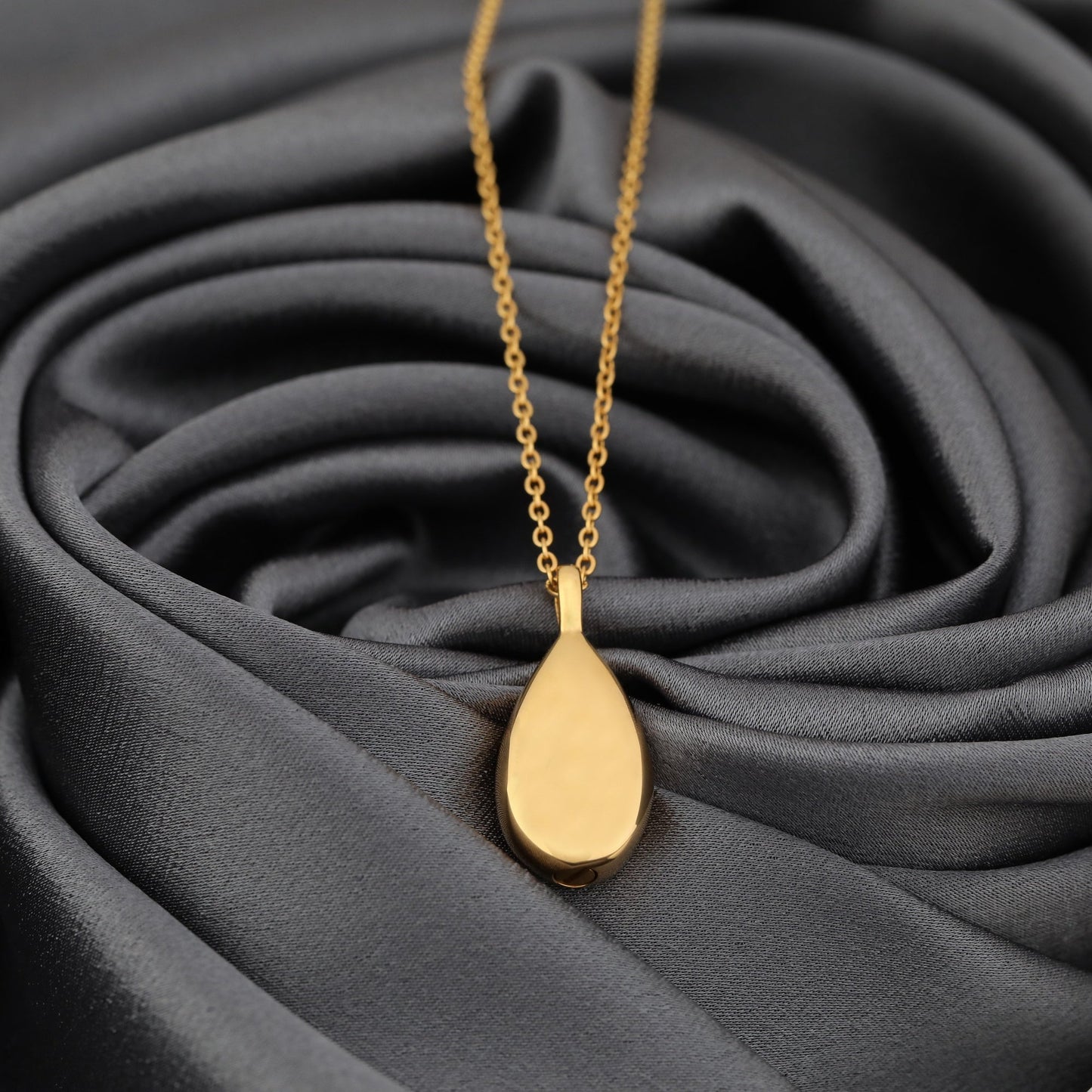 Stainless Steel Urn Bottle Necklace - Personalized Engraving - 70cm