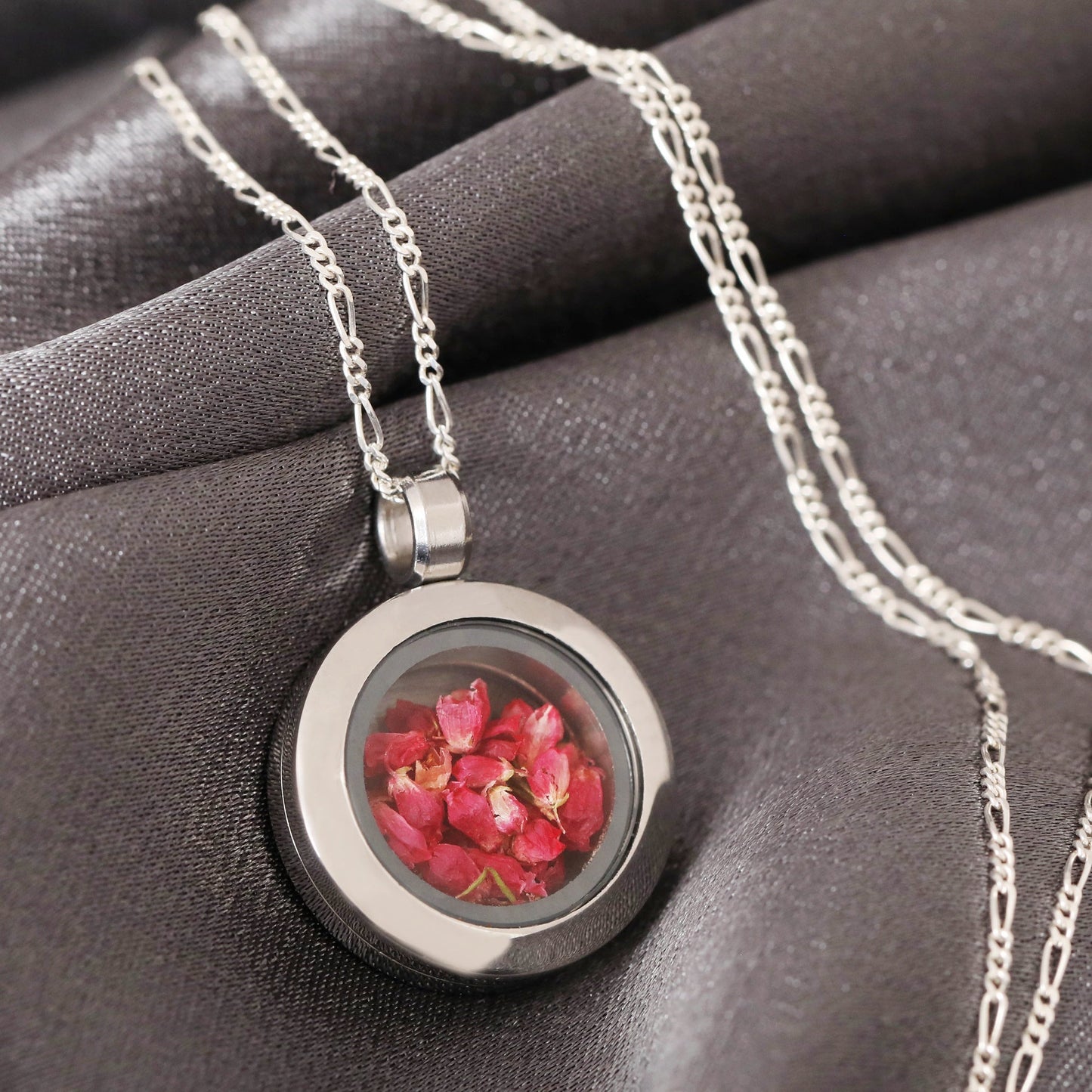 925 Heather Mini Locket Chain