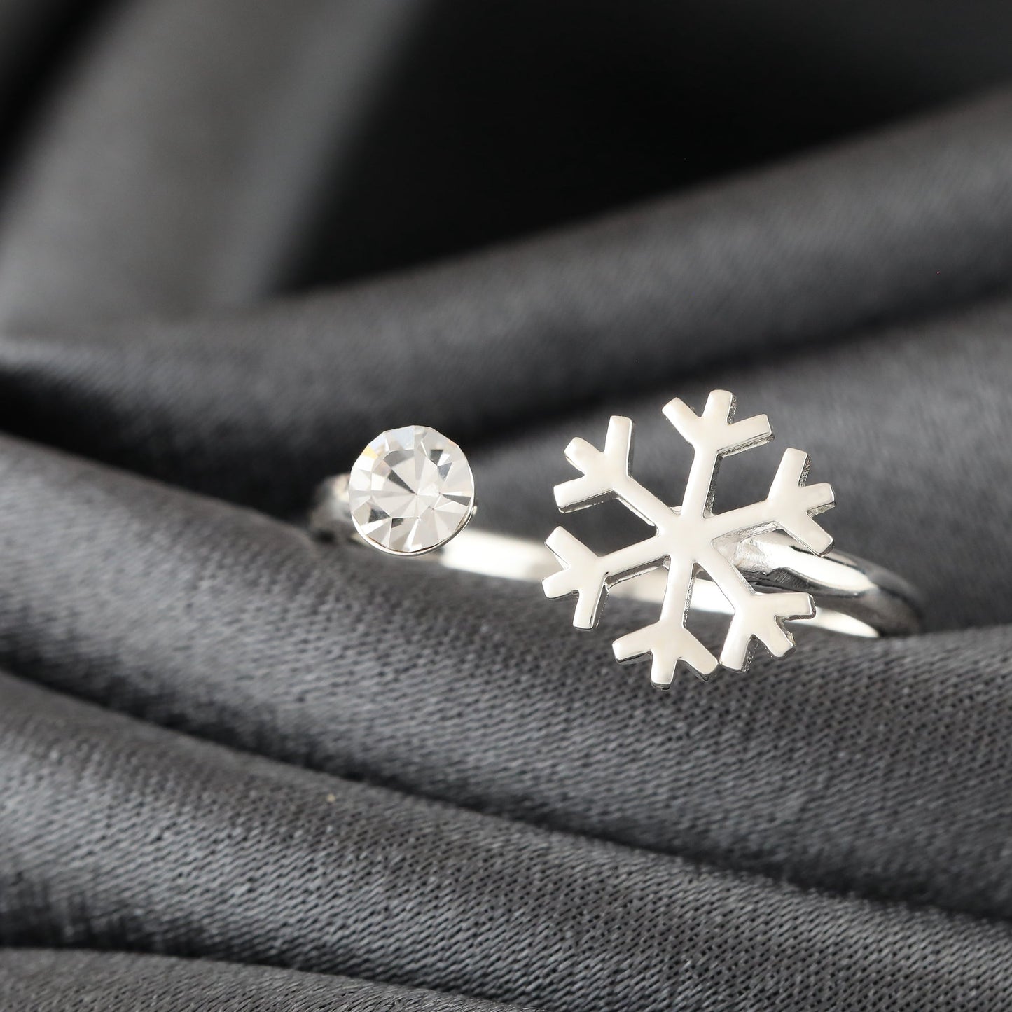 925 Sterling Silver Ring Snowflake
