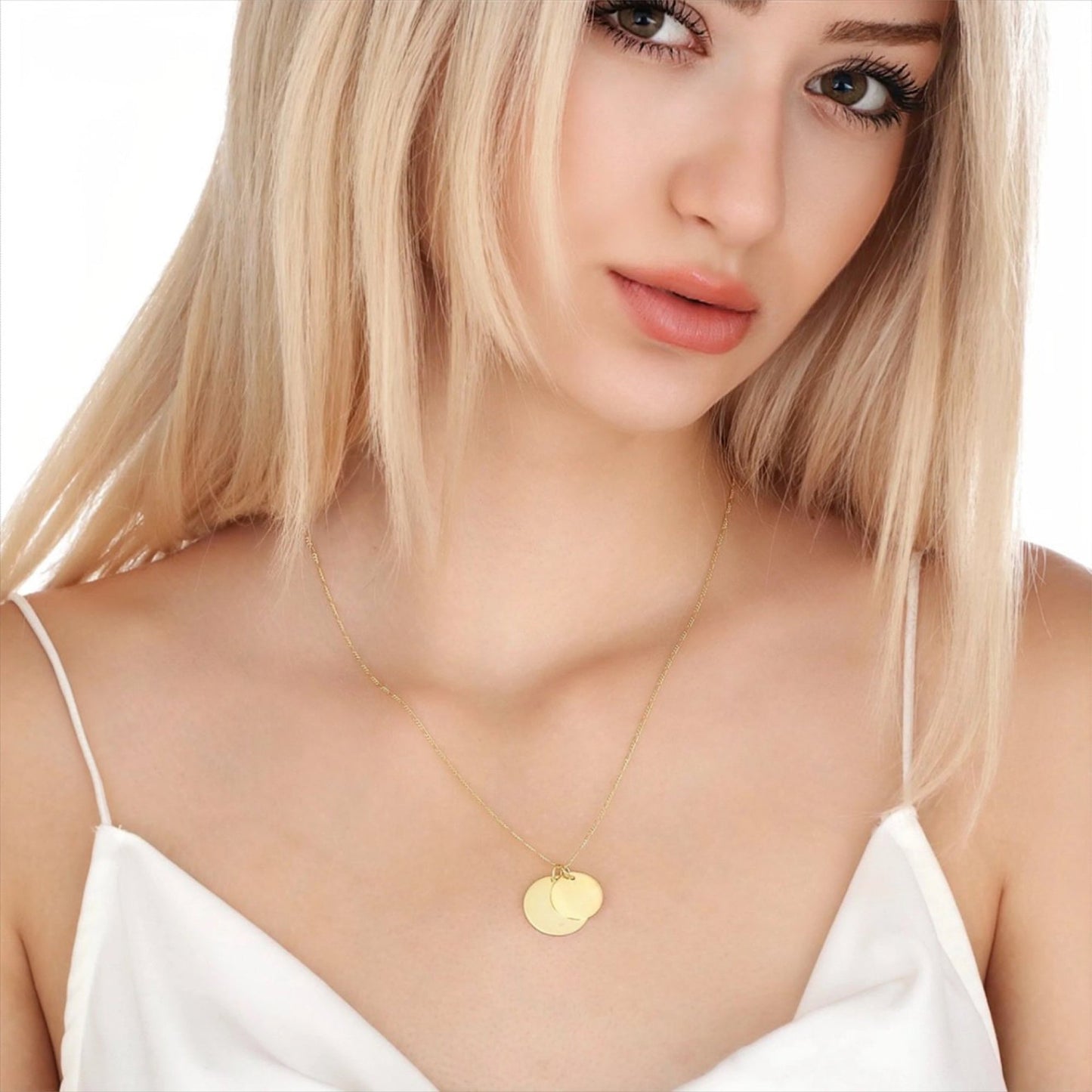 925 sterling gilded engraving chain - customizable
