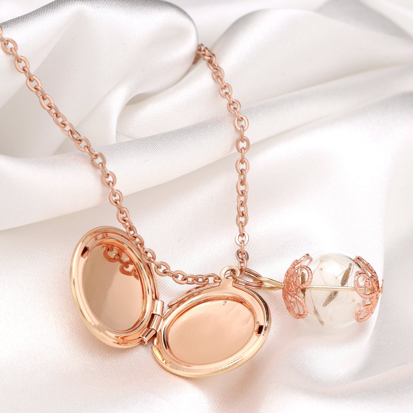 Rosegold Gold Plated Photo Dailly Chain with Pustflumen…