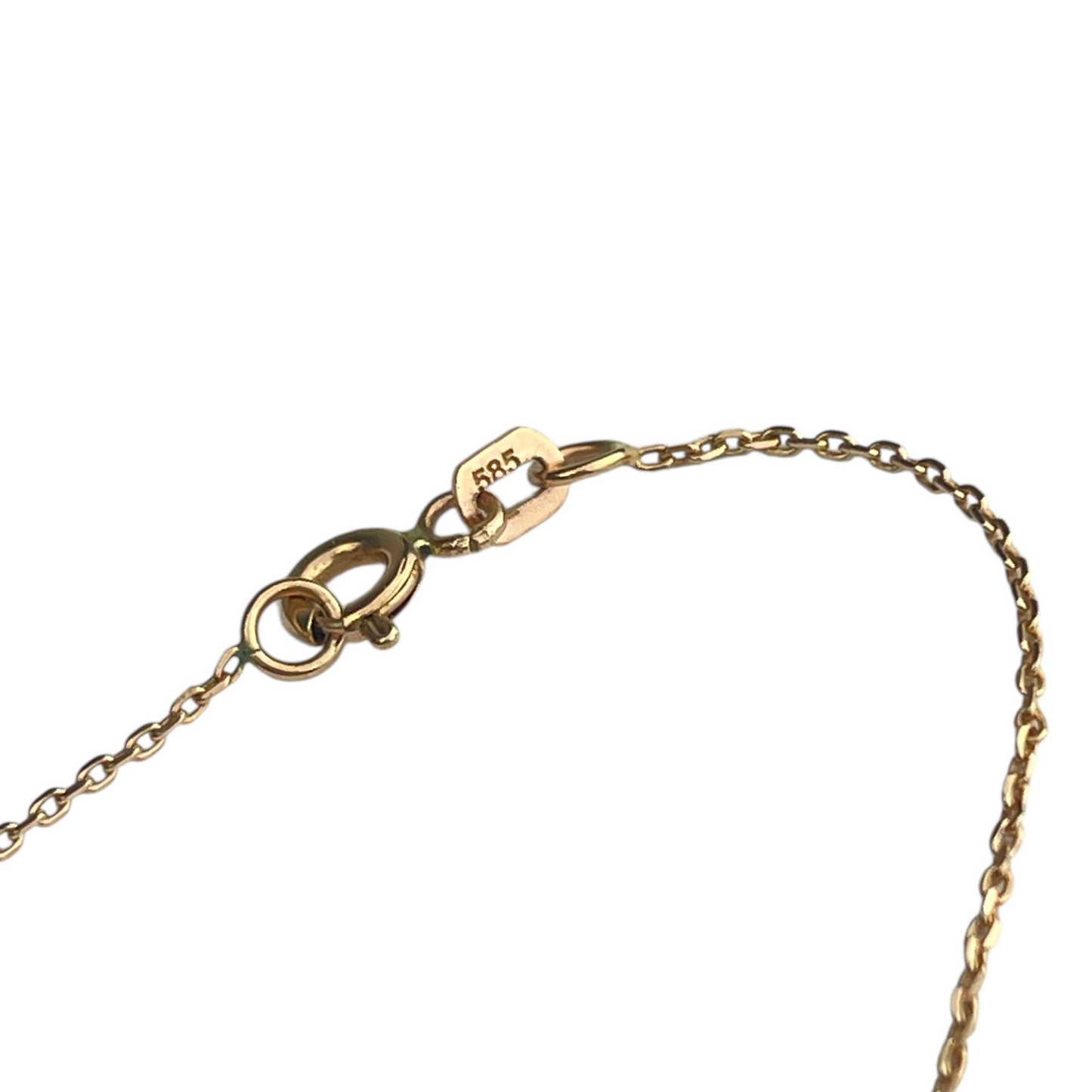 Luna Noctua - 14k 14k Gold Necklace with Moon and Owl Pendant, Rose…