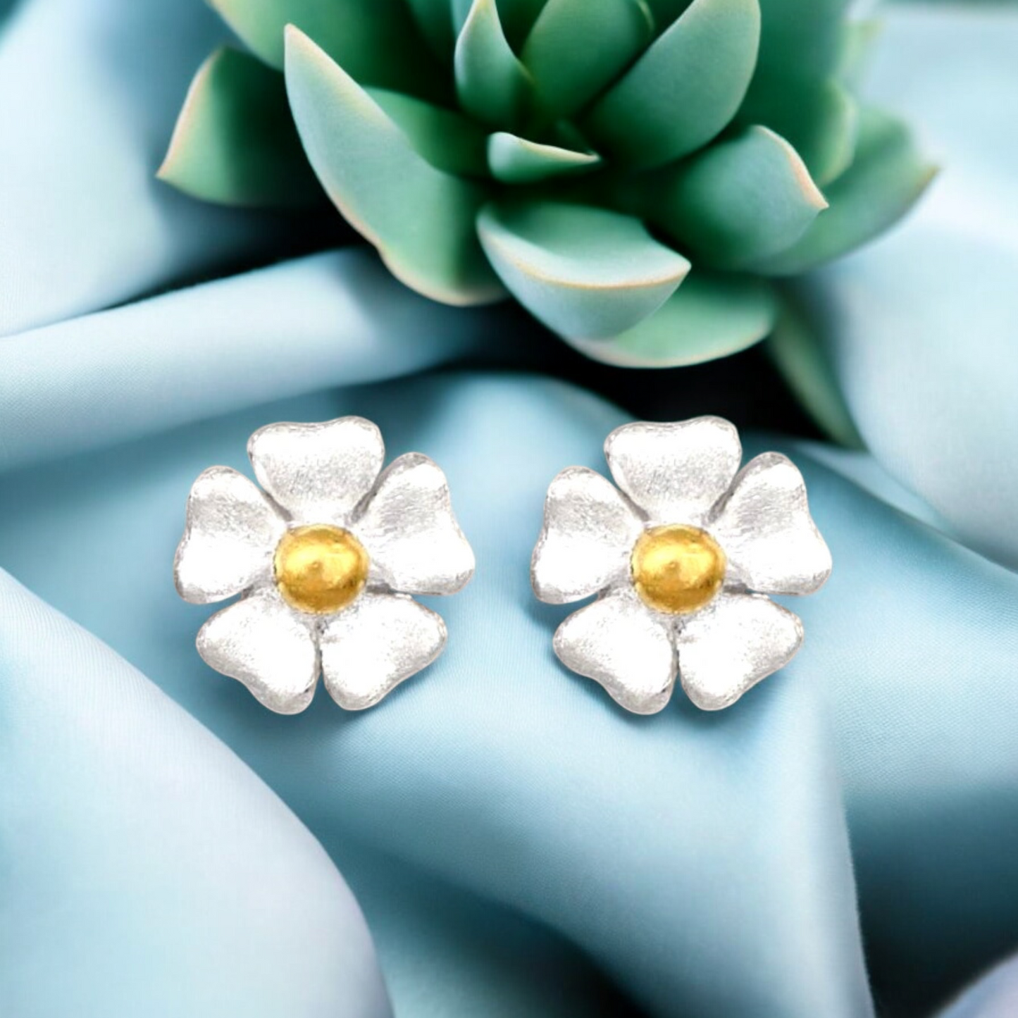Buttercup Mini Stud Earrings - 925 Sterling Silver