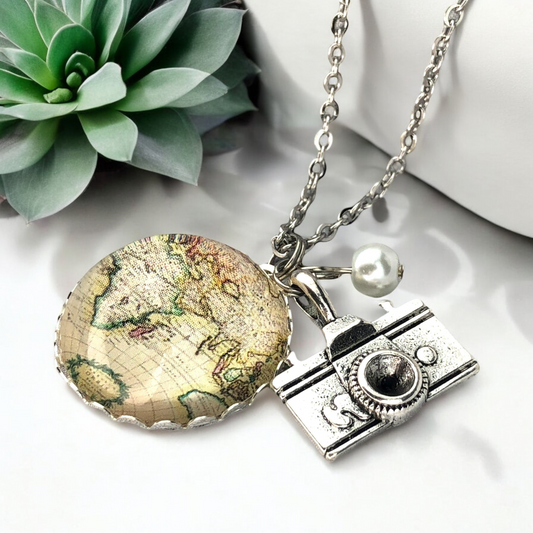 World Travel Wanderlust Globetrotter Hiker Chain - Wanderlust…