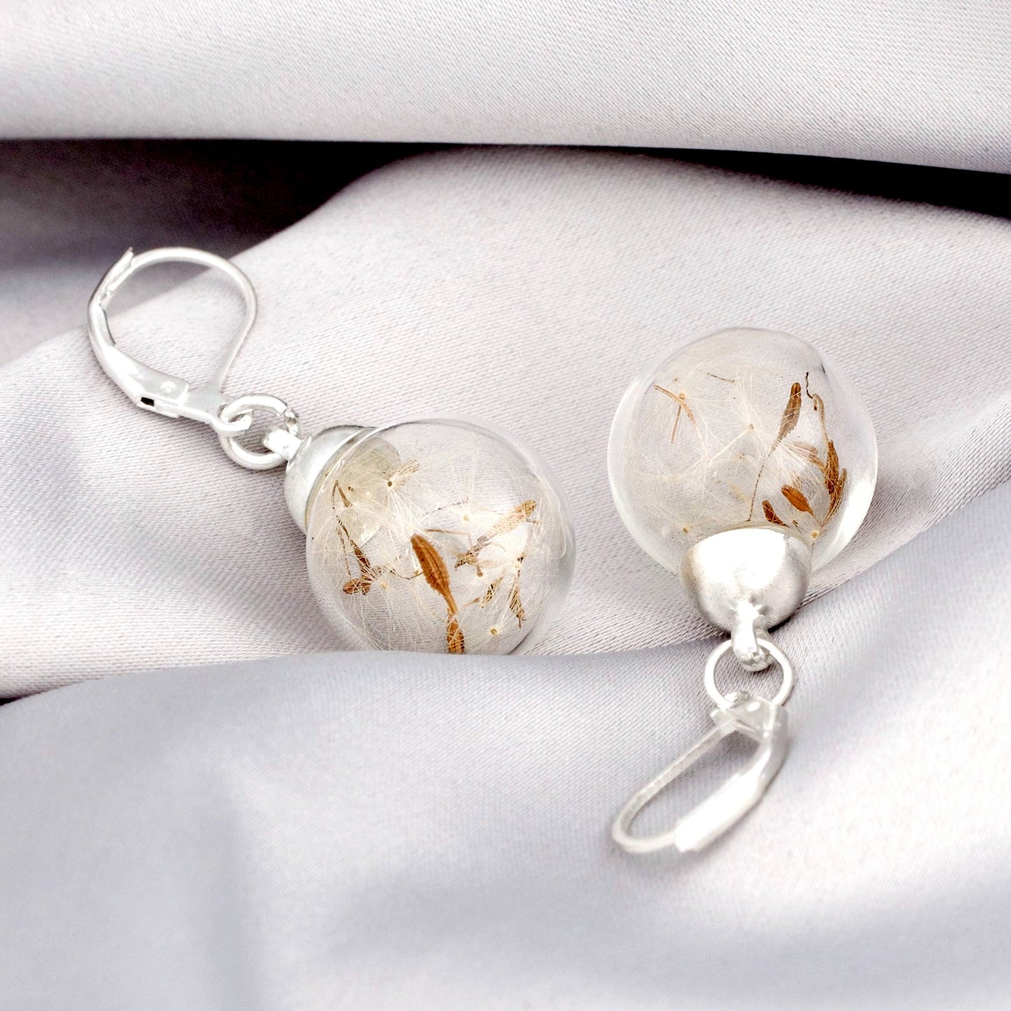 Dandelion Earrings - Wish You Was Earrings - Floral Minimalist…