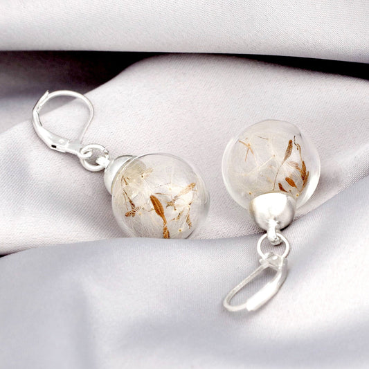 Dandelion Earrings - Wish You Was Earrings - Floral Minimalist…