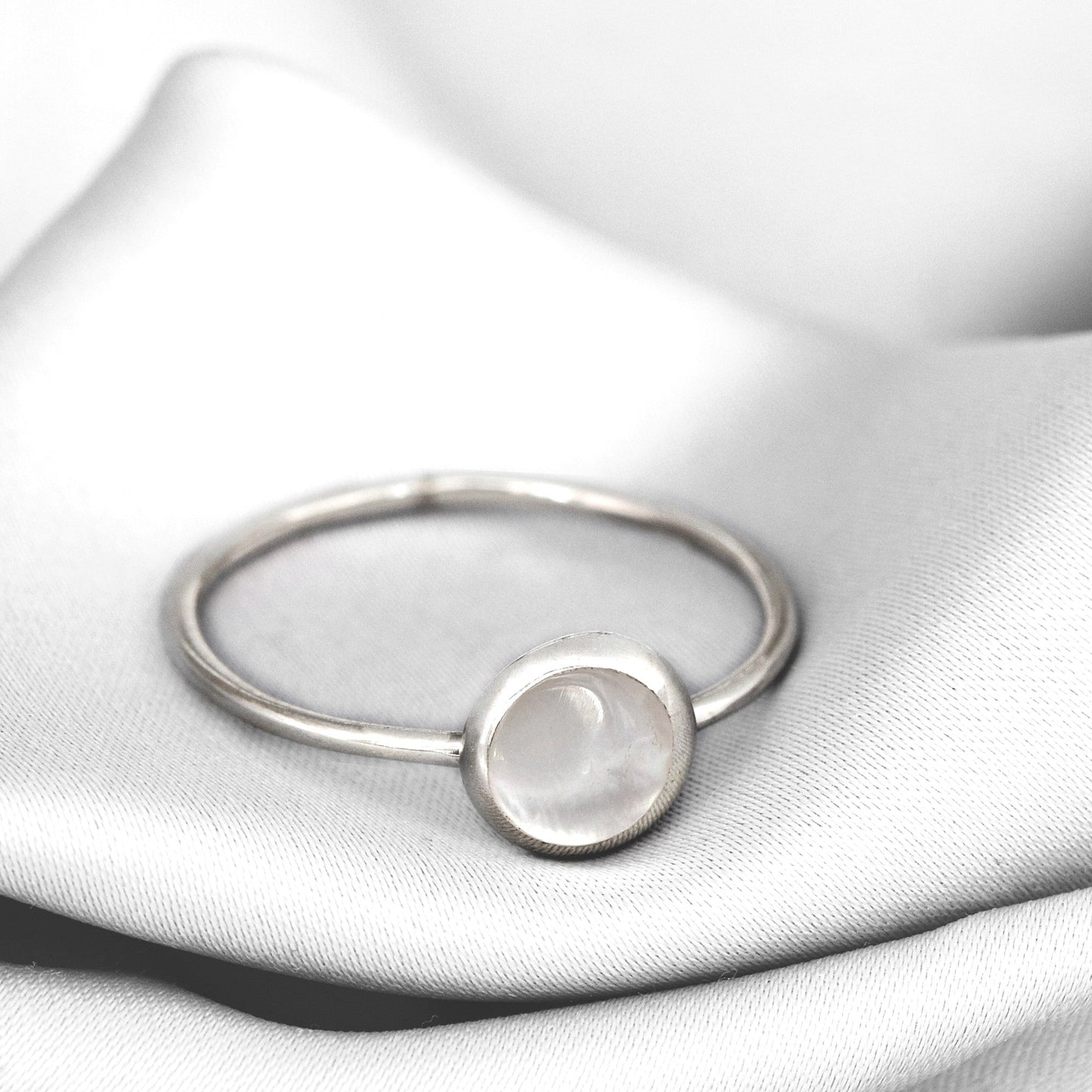 Pearl Ring - 925 Sterling Silver Elegant Maritime Jewelry
