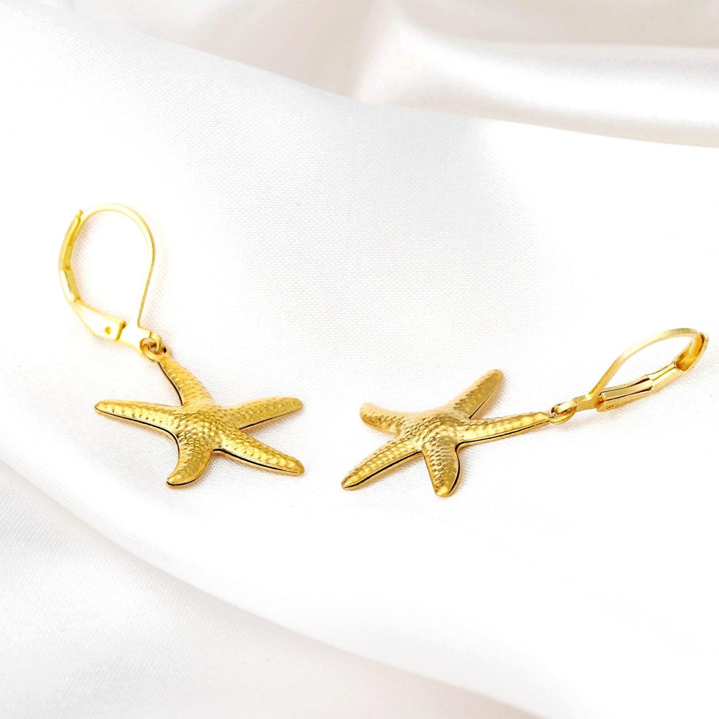 Starfish Earrings Gold Plated &amp; Silver Plated