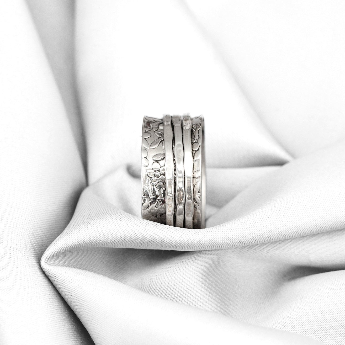 925 Sterling Silver Spinner / Meditation Ring