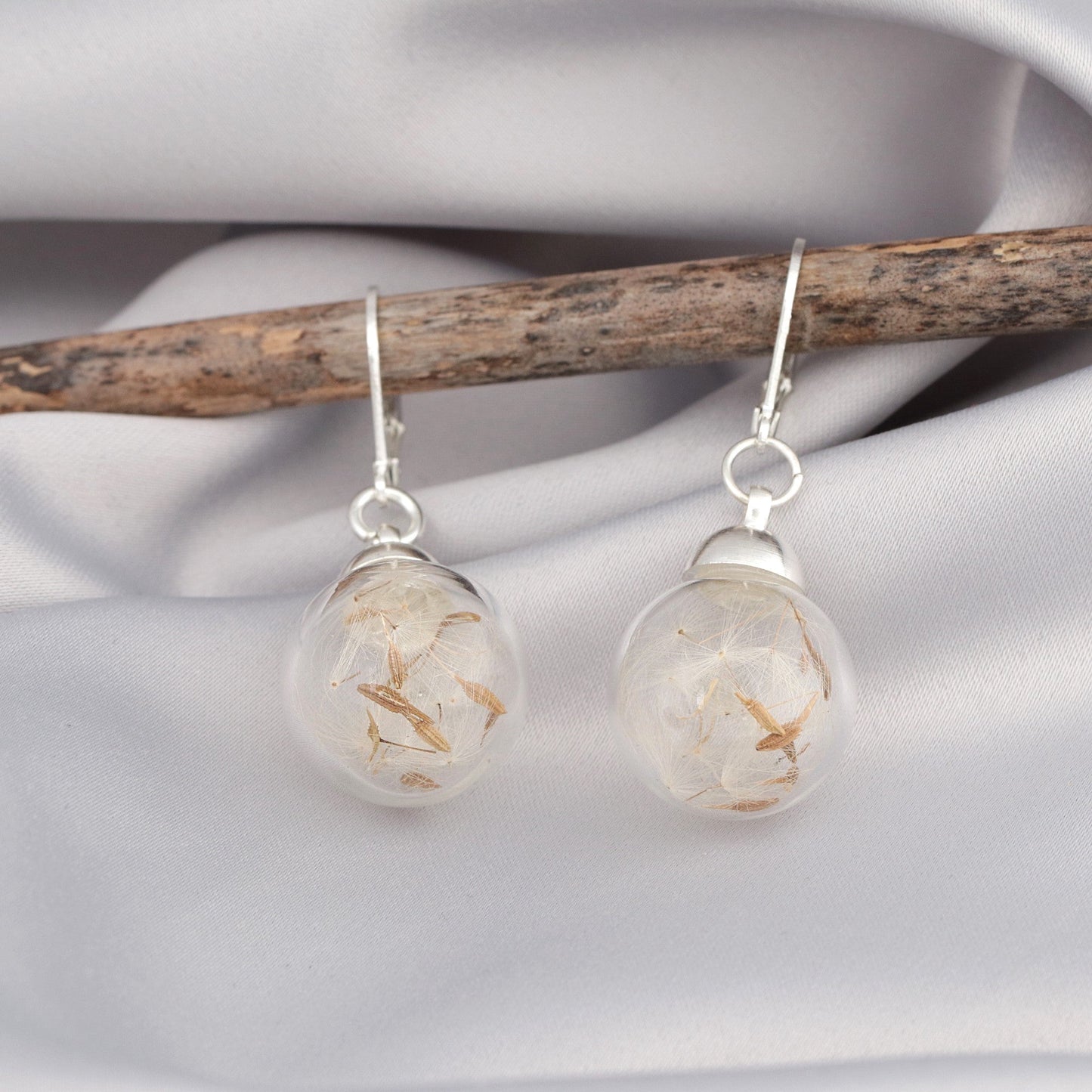 Dandelion Earrings - Wish You Was Earrings - Floral Minimalist…