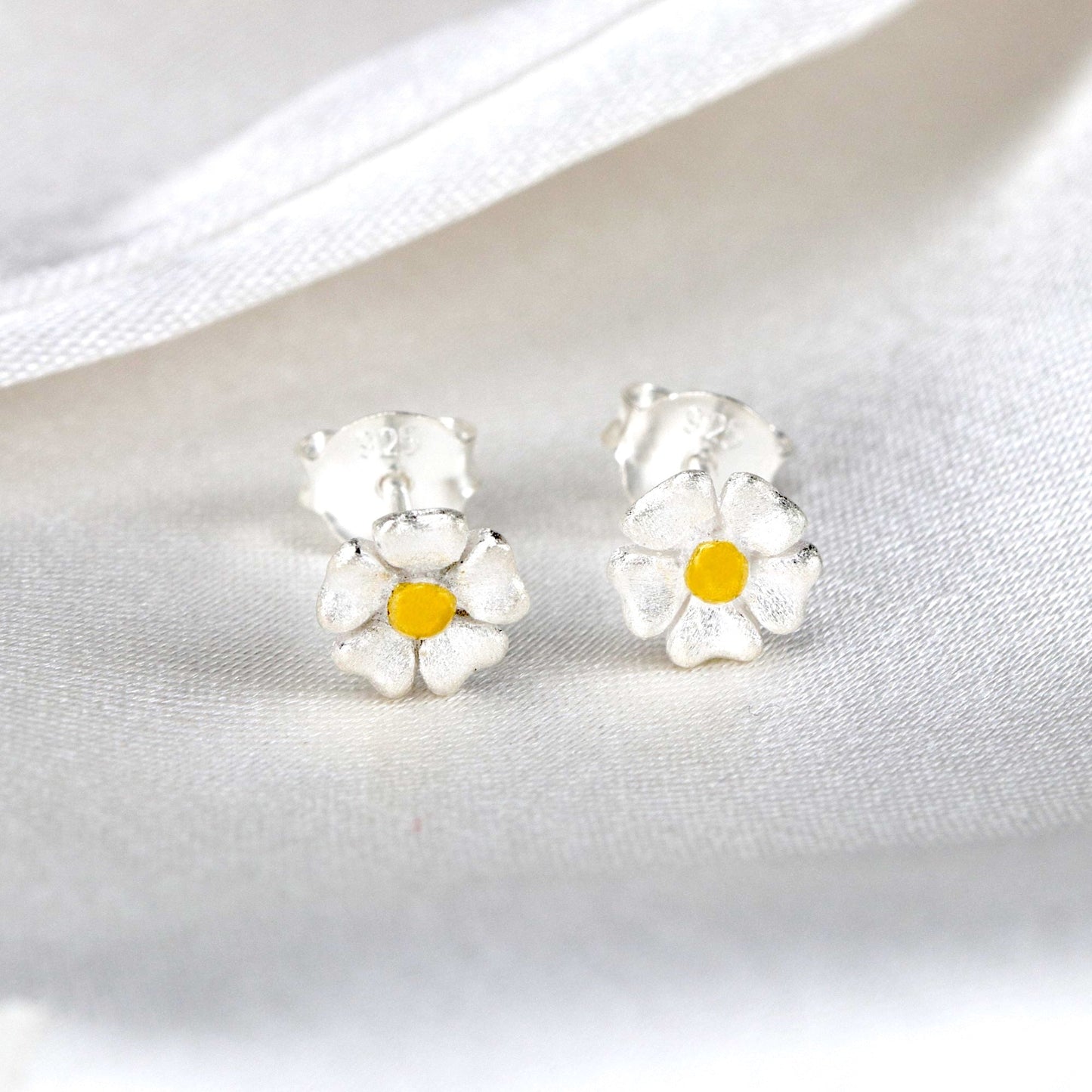 Buttercup Mini Stud Earrings - 925 Sterling Silver