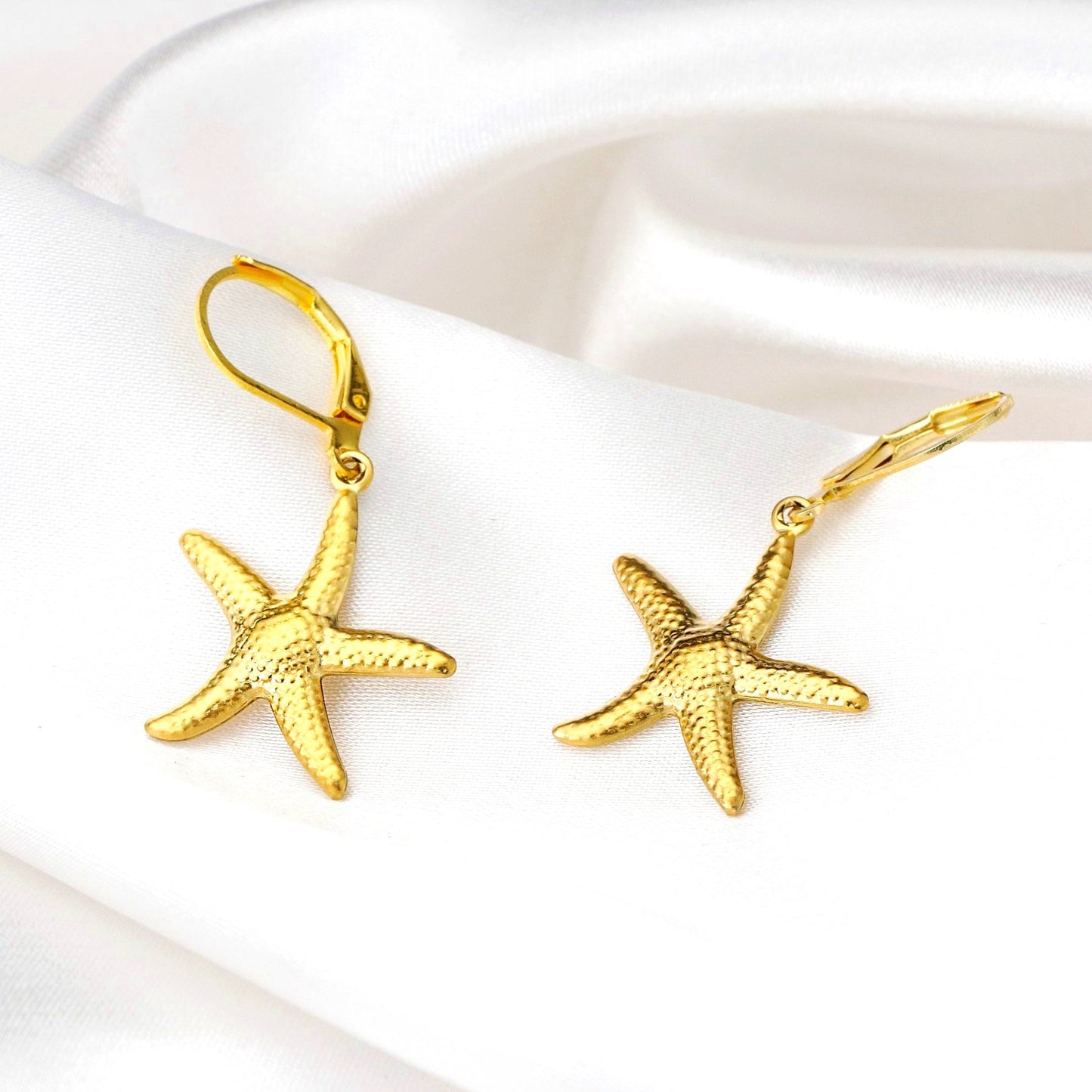 Starfish Earrings Gold Plated &amp; Silver Plated