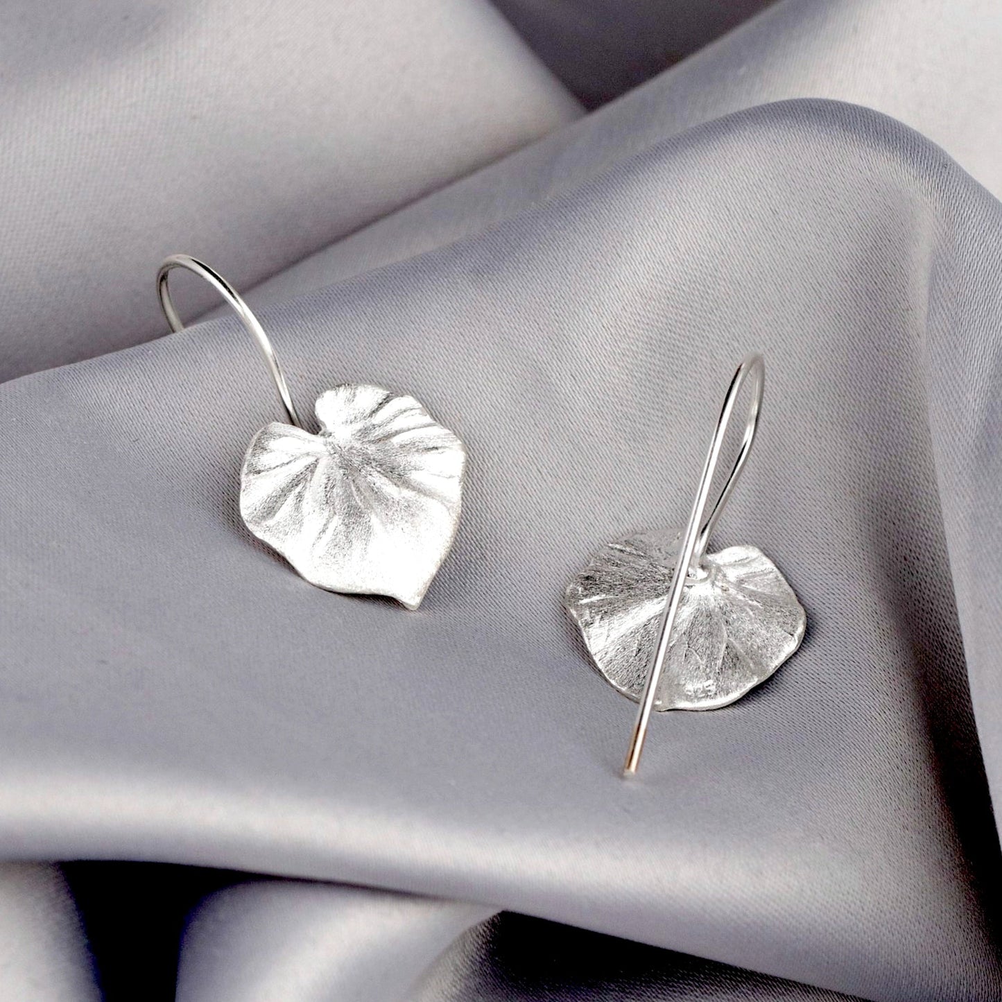 Tropical Plants Earrings - 925 Sterling Silver Monstera Leaf…