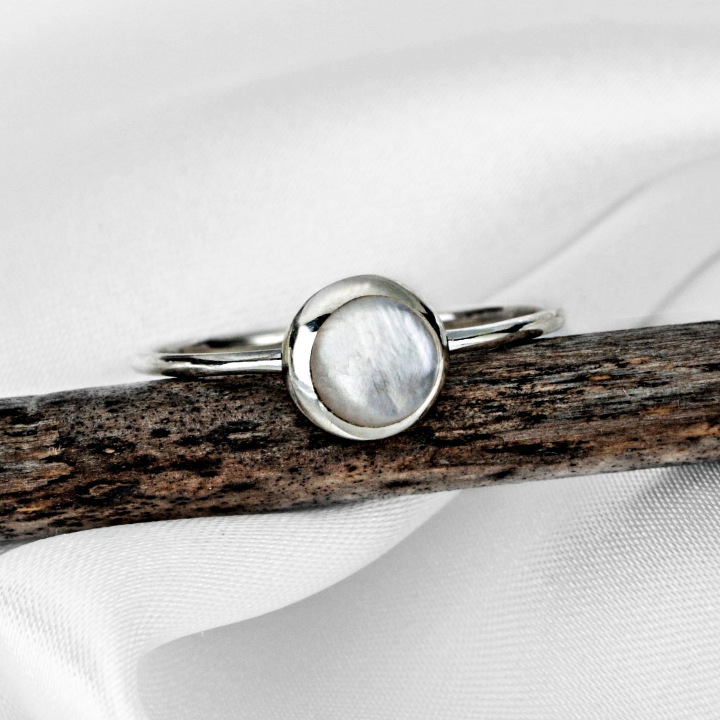Pearl Ring - 925 Sterling Silver Elegant Maritime Jewelry