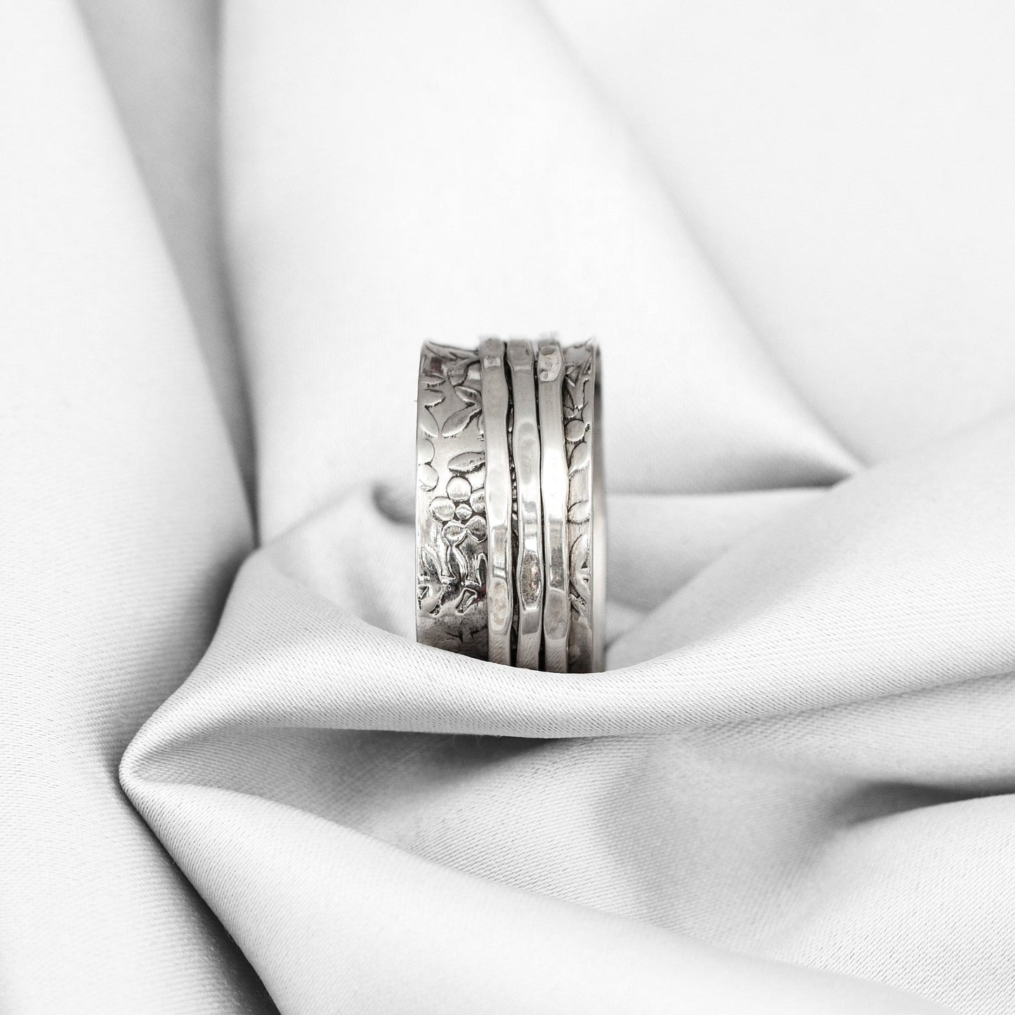925 Sterling Silver Spinner / Meditation Ring