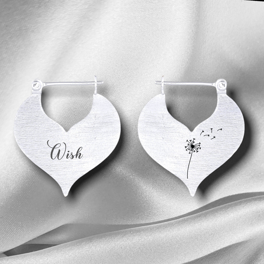 Minimalist Drop Earrings - 925 Sterling Silver Brushed Sultan 1001…