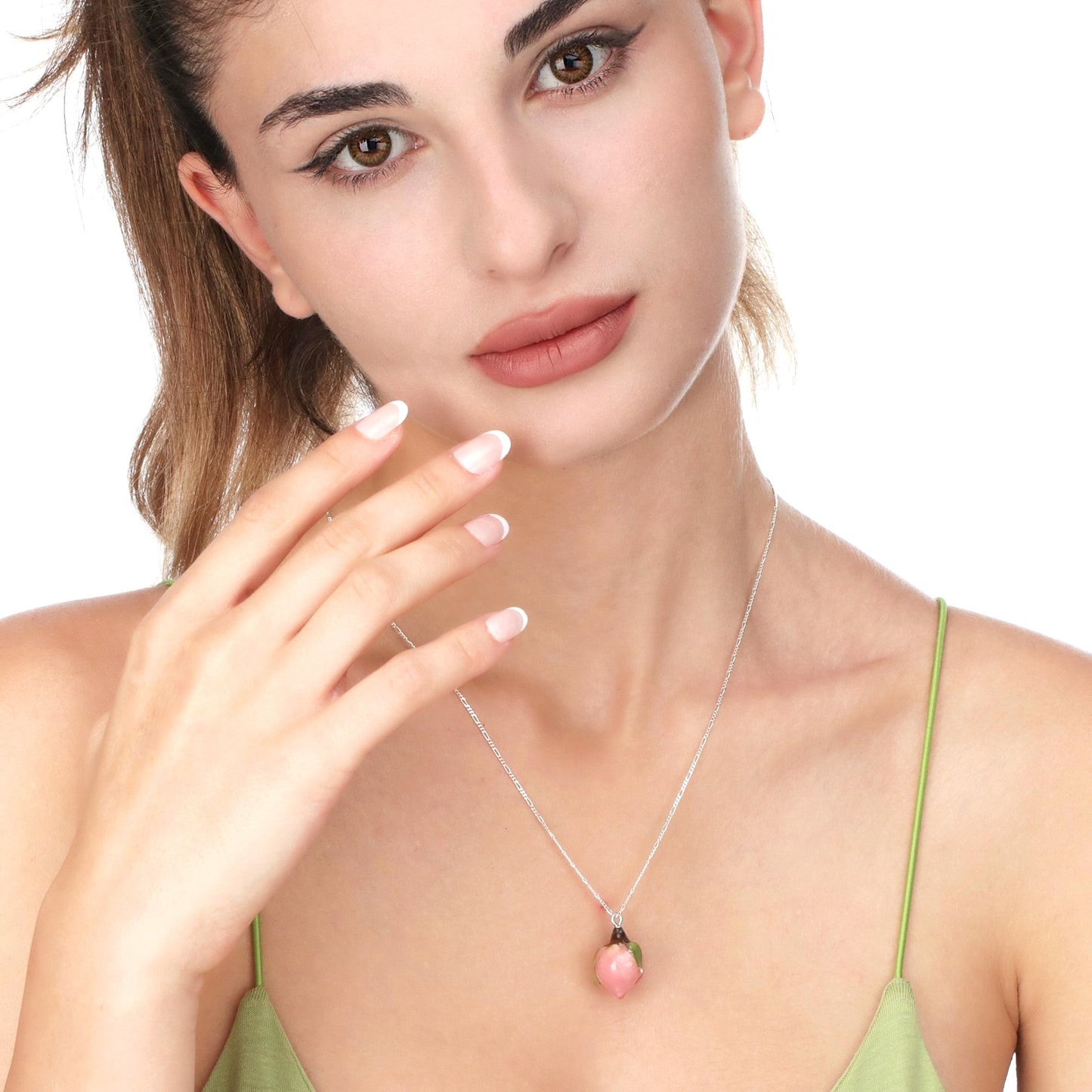 Real Rose — 925 Sterling Silver Chain