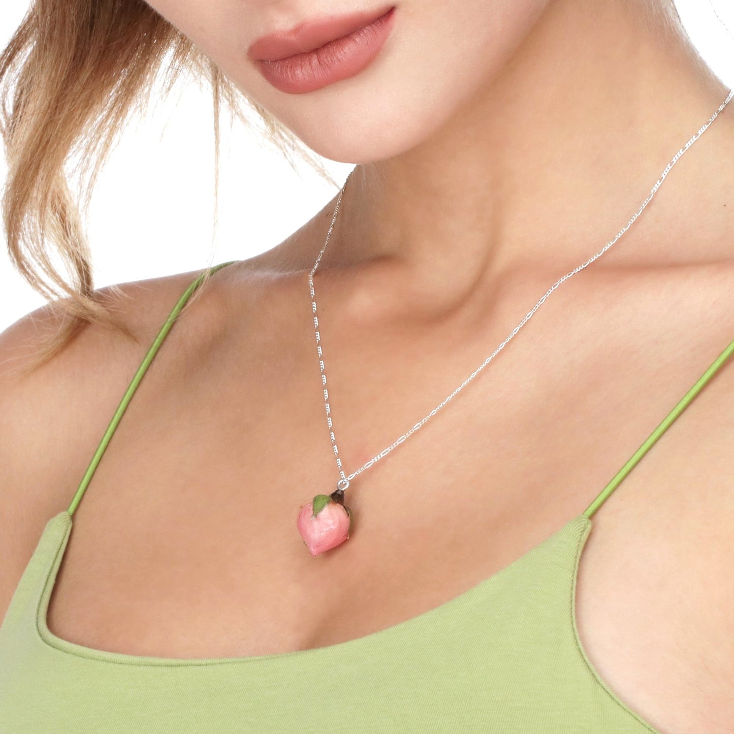 Real Rose — 925 Sterling Silver Chain