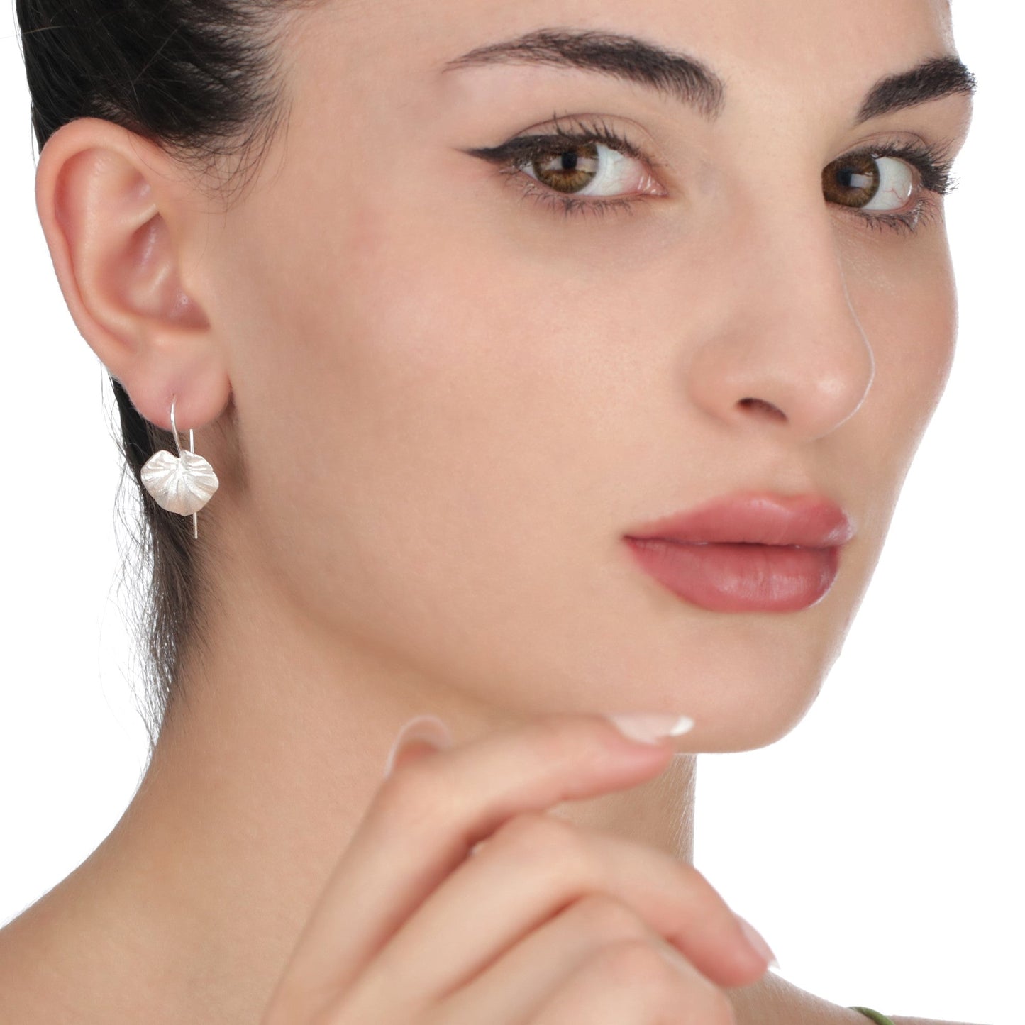 Tropical Plants Earrings - 925 Sterling Silver Monstera Leaf…