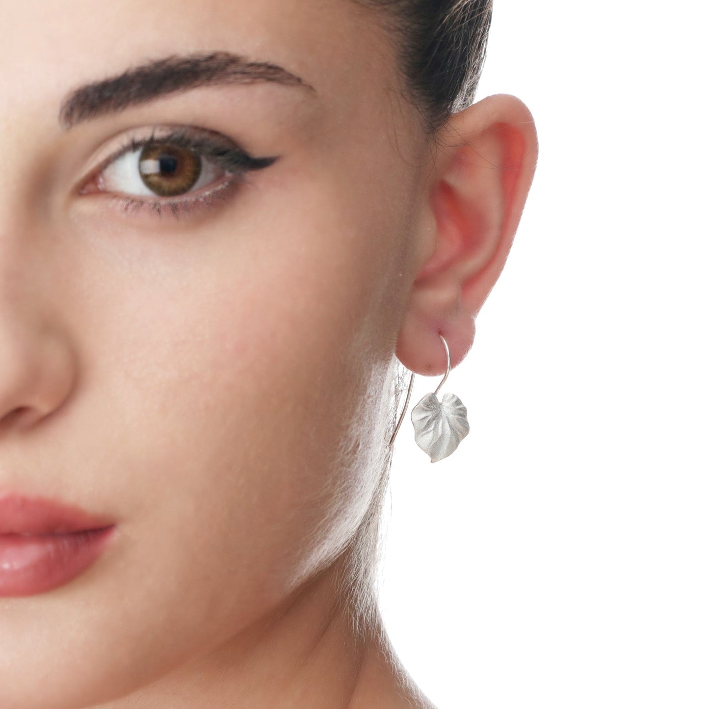 Tropical Plants Earrings - 925 Sterling Silver Monstera Leaf…
