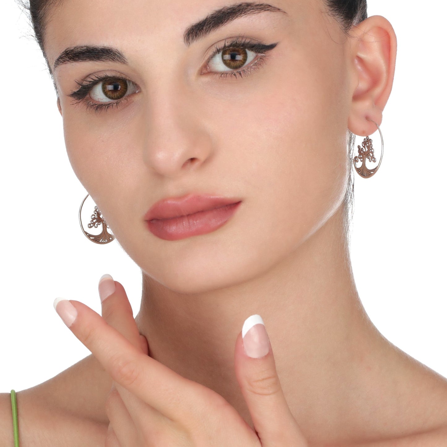 Grob Spiral Earrings - 925 Sterling Silver Tree of Life Earrings