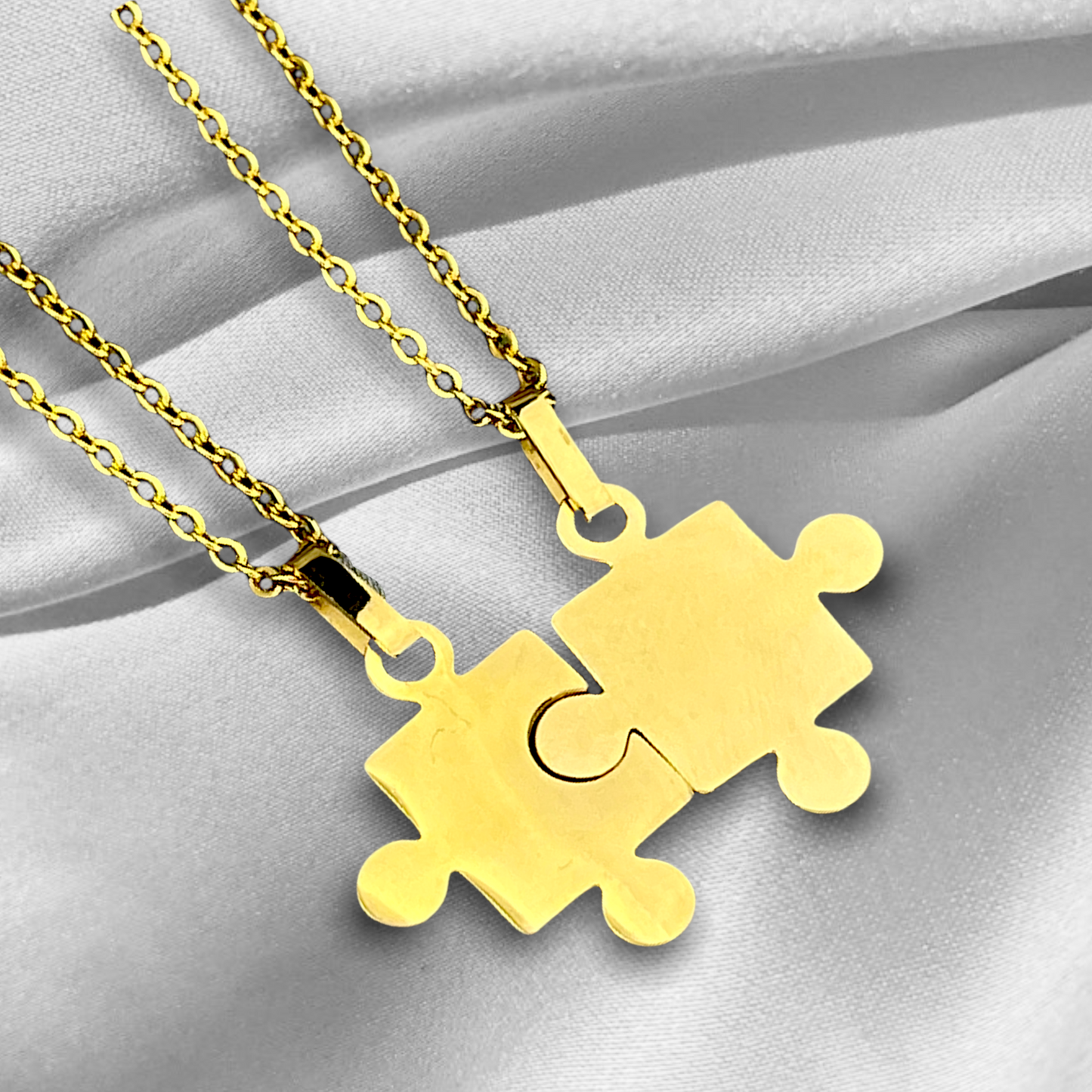 Gold Plated Puzzle Chain in Double Pack - Friendship Chains - Gift…