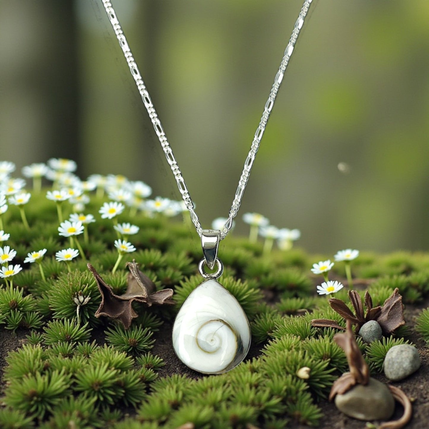 Shiva Eye Necklace 925 Sterling Silver | 50 cm | 1.5 cm Pendant |…