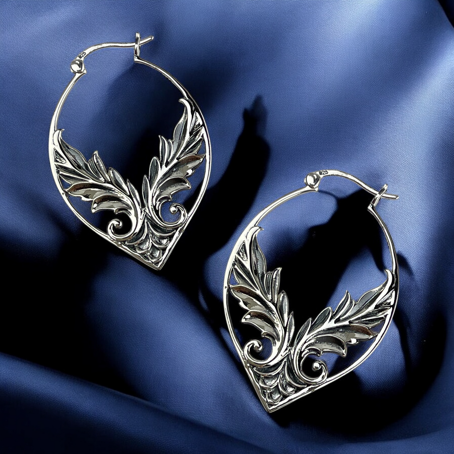 Soraya — 925 Sterling Silver Angel Wing Earrings | Guardian Angel…