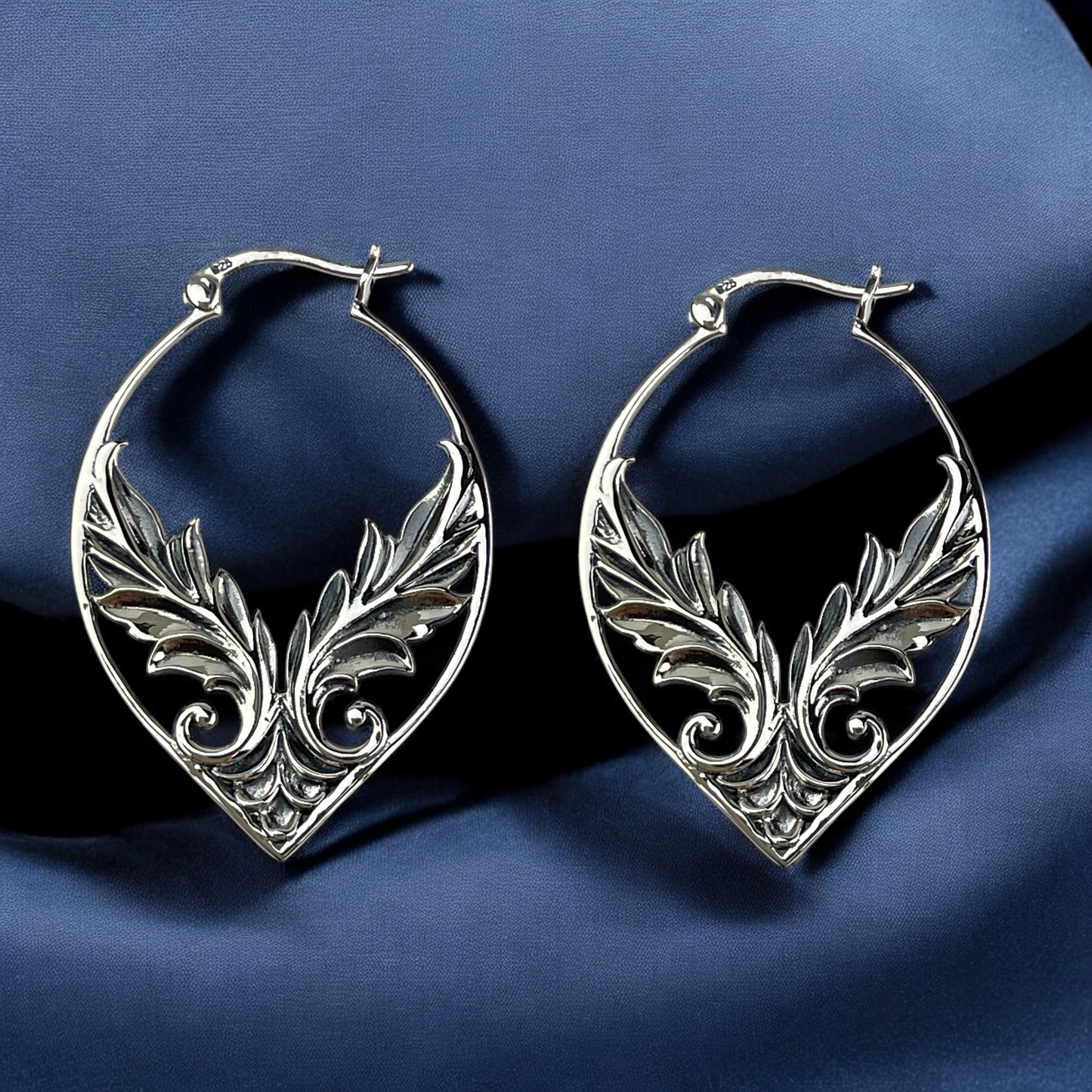 Soraya — 925 Sterling Silver Angel Wing Earrings | Guardian Angel…