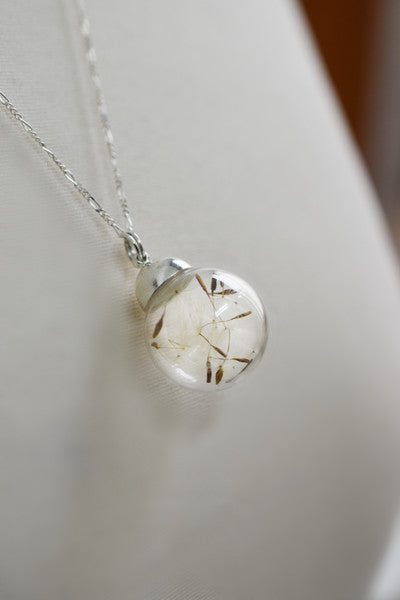 925 silver minimalist puff flowers chain