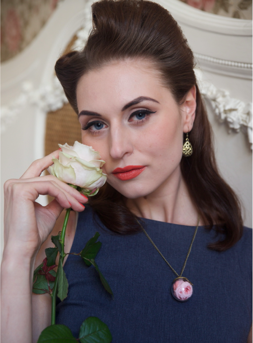 Marrakech — bronze earrings in vintage style
