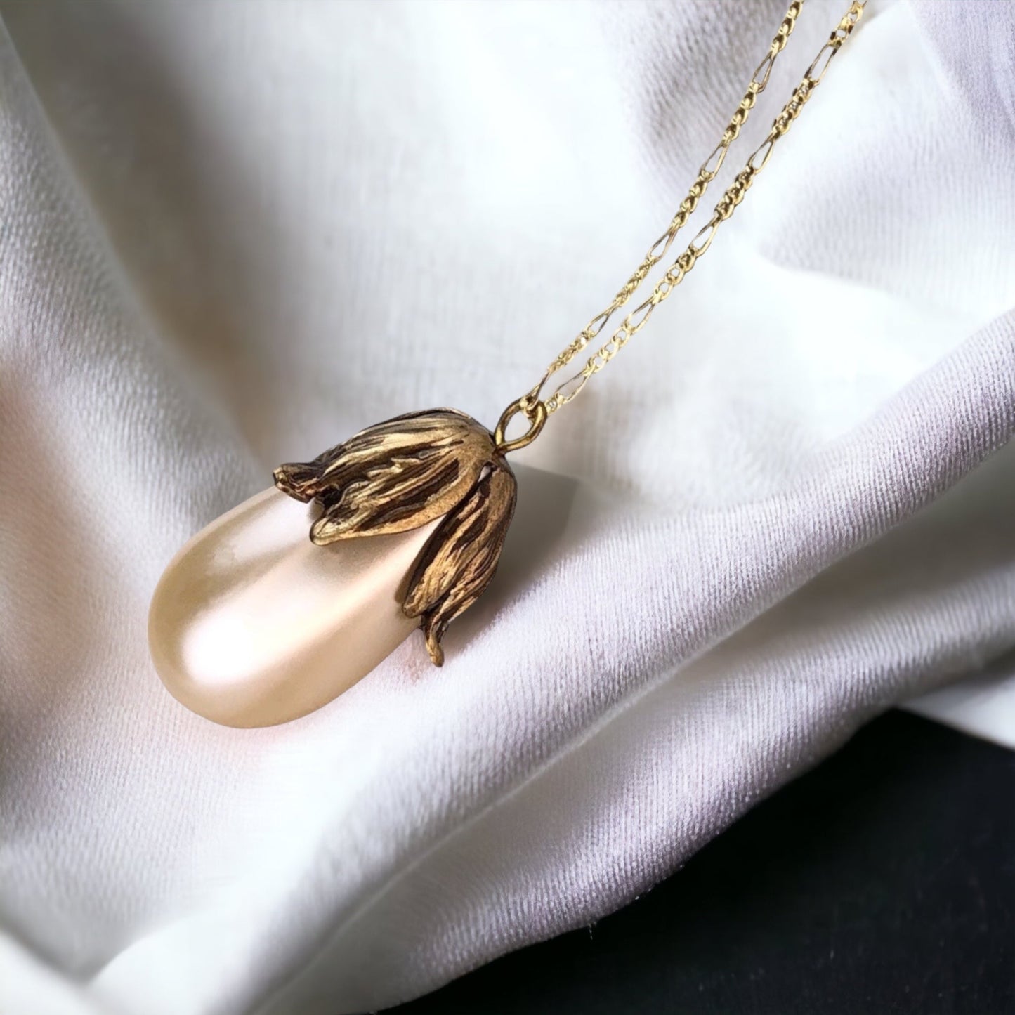 Cafe au Lait — 925 sterling gilded chain