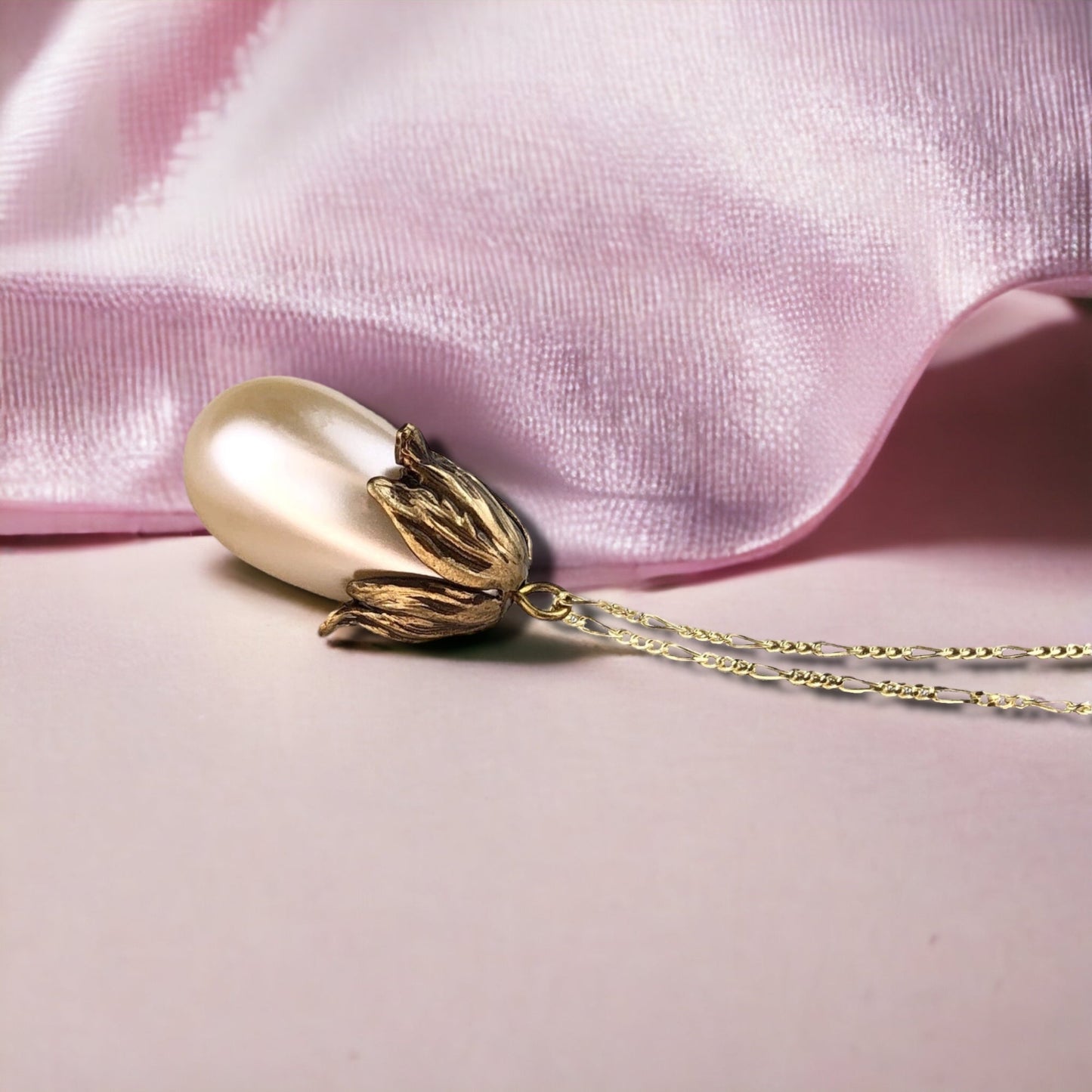 Cafe au Lait — 925 sterling gilded chain
