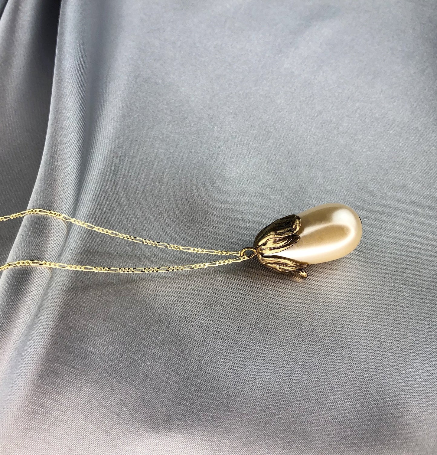 Cafe au Lait — 925 sterling gilded chain