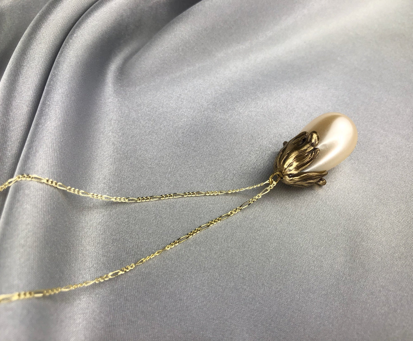 Cafe au Lait — 925 sterling gilded chain