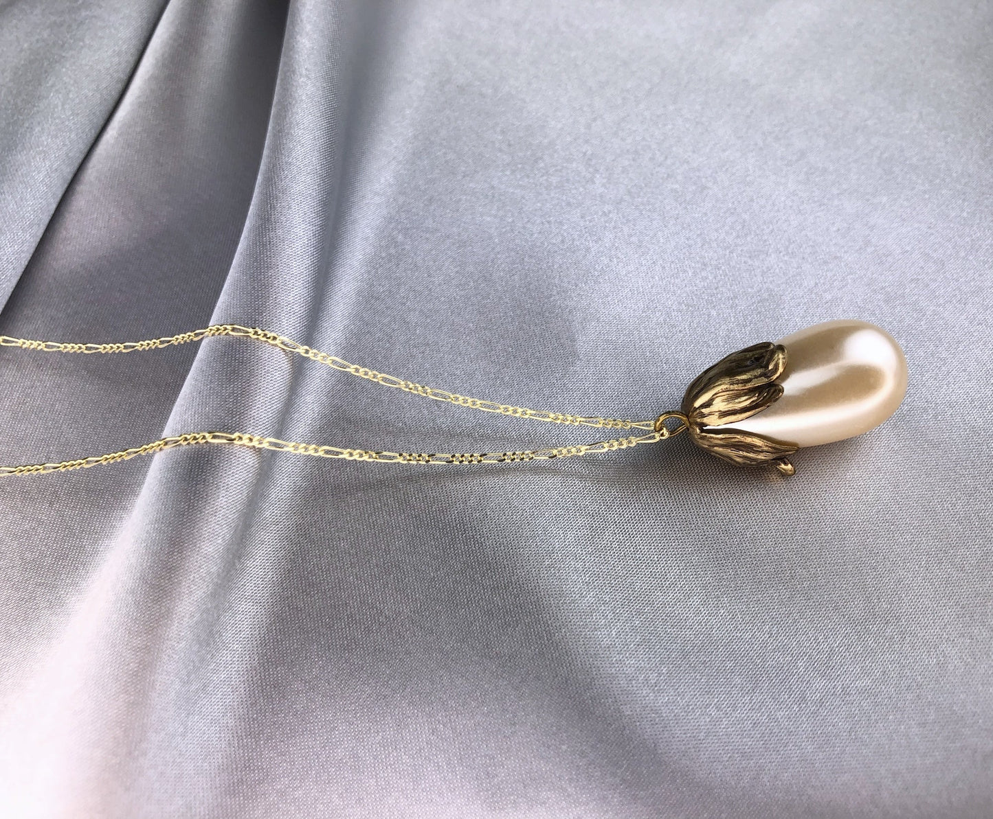 Cafe au Lait — 925 sterling gilded chain