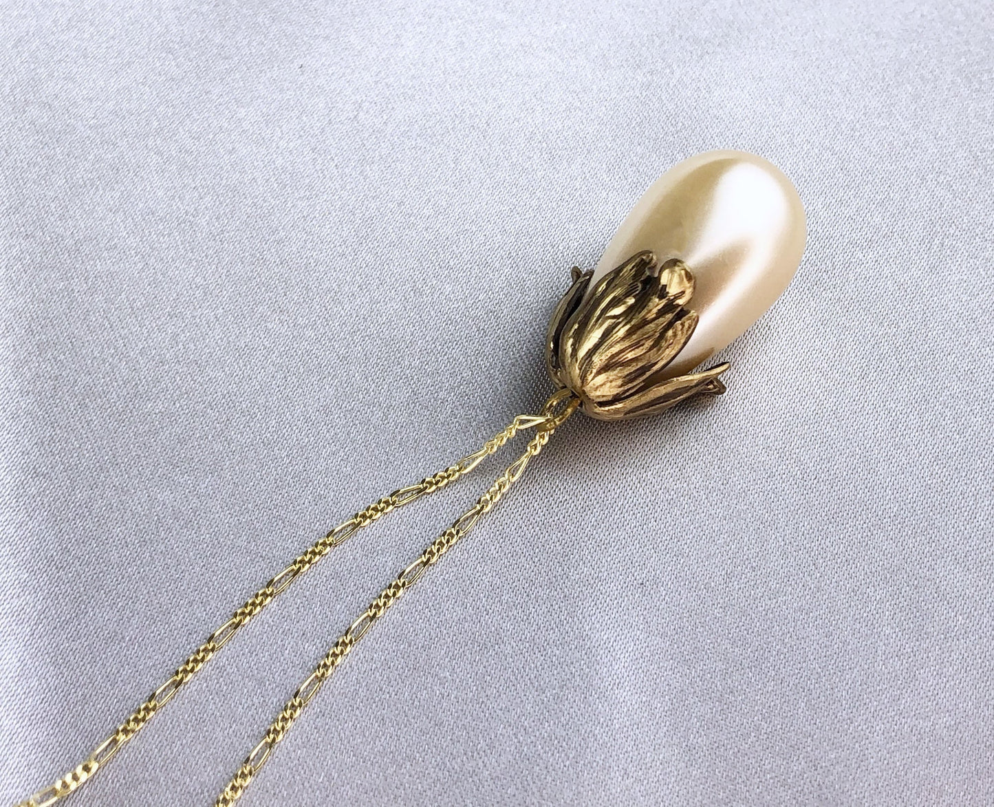 Cafe au Lait — 925 sterling gilded chain