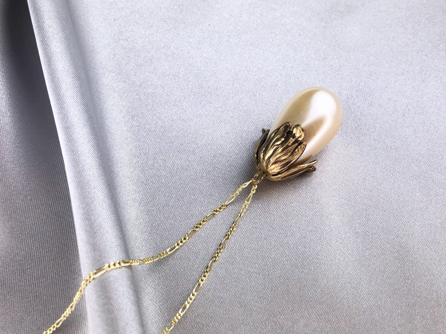 Cafe au Lait — 925 sterling gilded chain