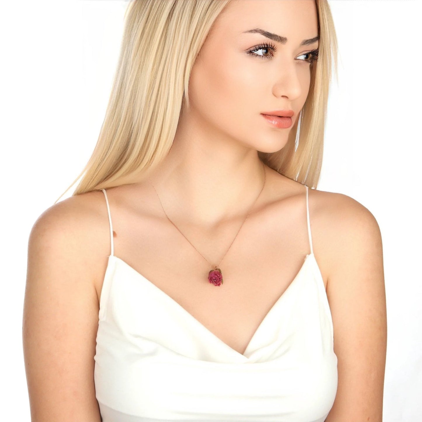 Real Rose — 925 Sterling rose gold plated chain