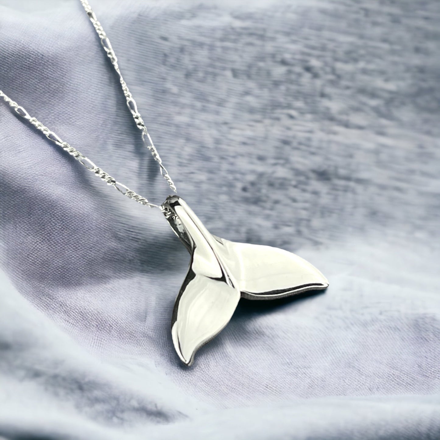 925 Dolphin Tail Sterling Silver Chain - Gift Idea for Animal Freins