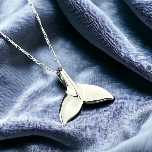 925 Dolphin Tail Sterling Silver Chain - Gift Idea for Animal Freins