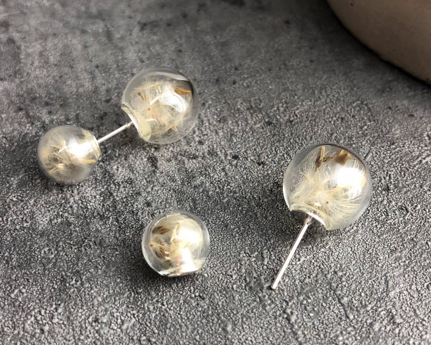 real puff flowers — Double ear plug — 37