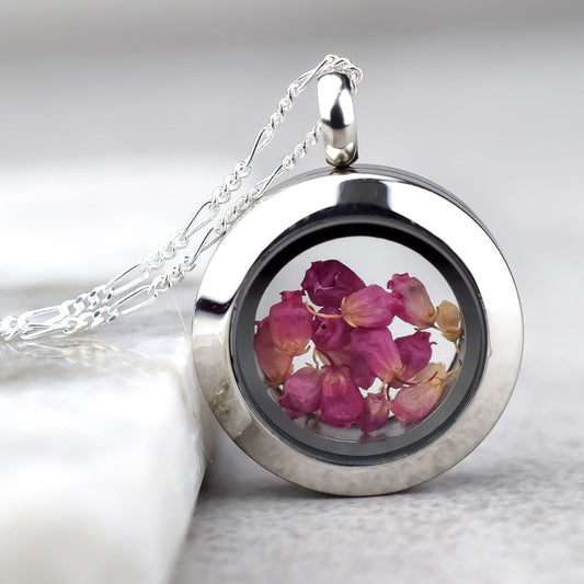 925 Heather Mini Locket Chain