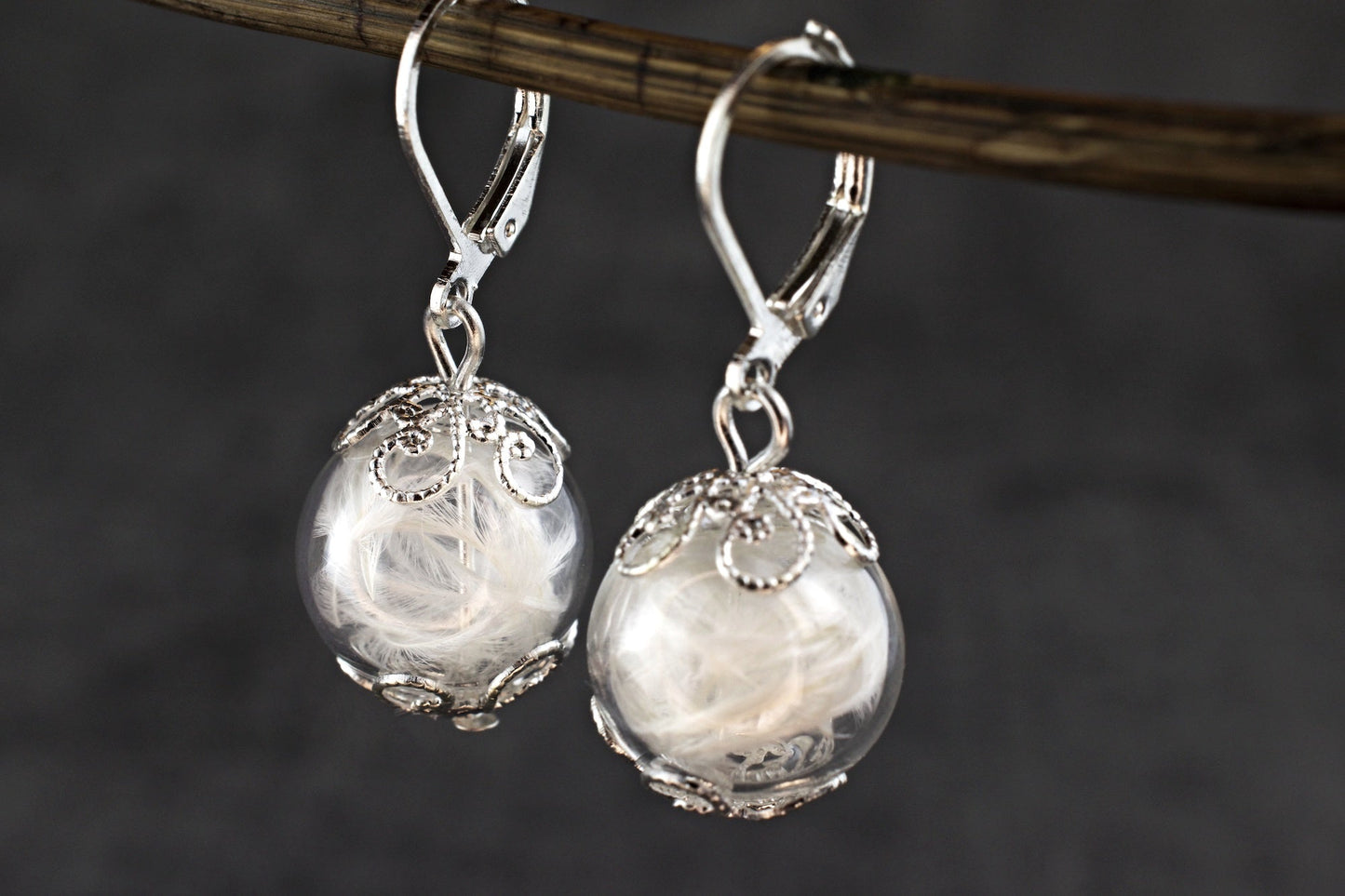 Angel wing a touch of the sky earrings