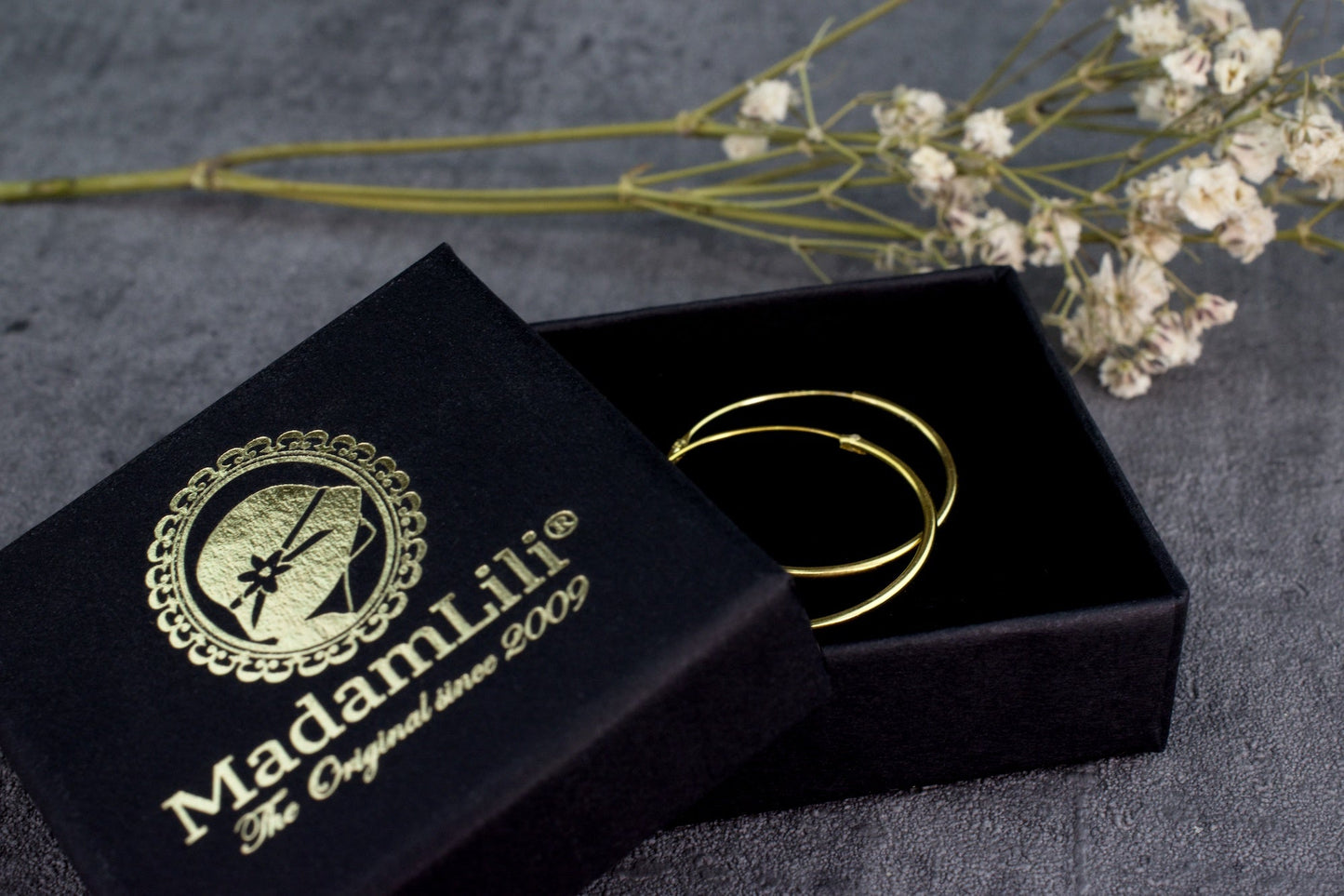 925 Sterling Gold Plated Creoles